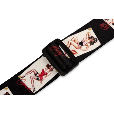 Ремень для гитары Levy's Print Series Guitar Strap Girls (MPS2-072) - Фото 3 Ремень для гитары Levy's Print Series Guitar Strap Girls (MPS2-072) - изображение 3
