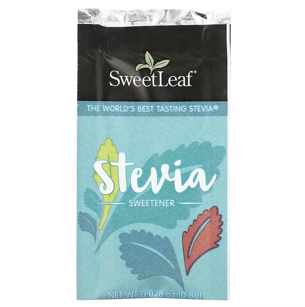 Натуральний підсолоджувач зі стевії, Wisdom Natural, SweetLeaf, 70 пакетиків по 0,8 г - Фото 3 Натуральний підсолоджувач зі стевії, Wisdom Natural, SweetLeaf, 70 пакетиків по 0,8 г - зображення 3