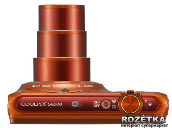 実写美⭕️【動作確認済】Nikon COOLPIX S6500 オレンジ Фотоаппарат Nikon Coolpix S6500 Orange + Сумка + Карта