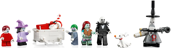 Zestaw klocków LEGO Ideas Disney: Miasteczko Halloween Tima Burtona 2193 elementów (21351) - obraz 6