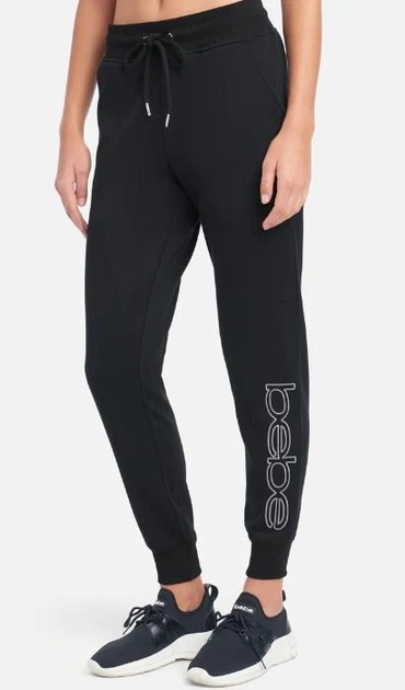 Спортивный костюм женский Bebe Color: Pink-Black Outline Logo Размер: S - изображение 5
