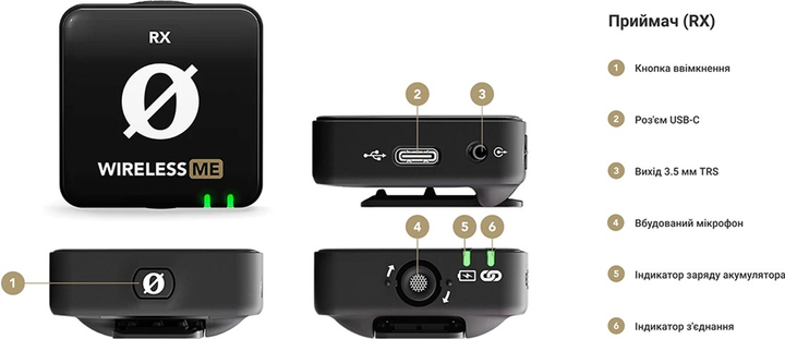 Мікрофонна радіосистема Rode Wireless ME (233986) - зображення 7