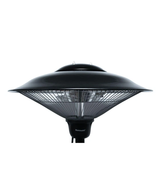 Обогреватель уличный Ravanson OT-1500S 1500 Вт зонтиковый для террасы инфракрасный галогенный черный - изображение 2
