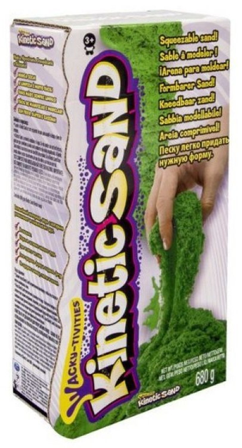 Пісок кінетичний Spin Master Neon Green Kinetic Sand 680 г (5907486768071) - зображення 1