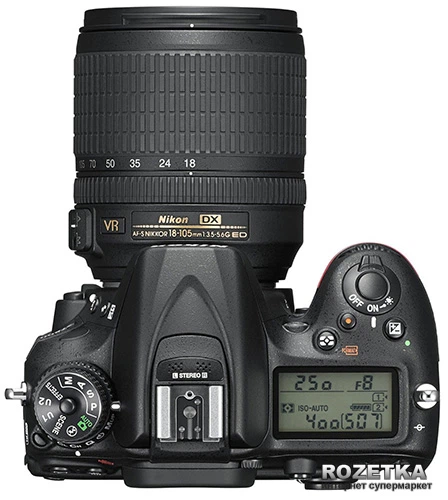 Фотоаппарат Nikon D7200 18-105mm VR Kit (VBA450K001) - изображение 7