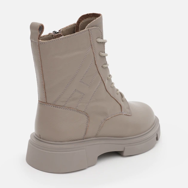Женские зимние берцы высокие Lola Andy KK-ZM8522-5 39 25 см Бежевые - изображение 5