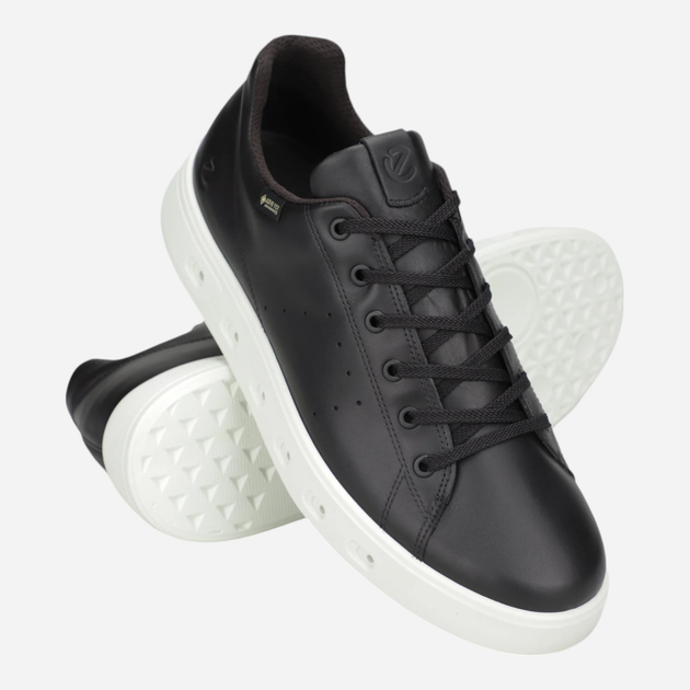 Sneakersy męskie skórzane ECCO Street 720 M 52088401001 45 Czarne (194891640268) - obraz 5