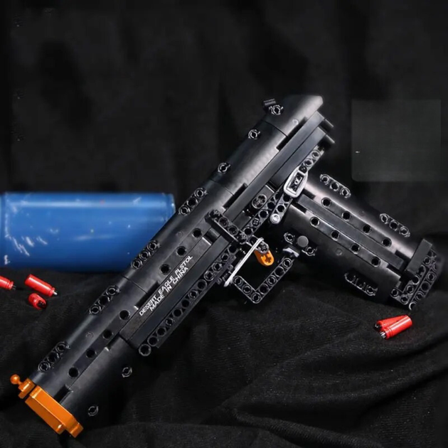Конструктор игровой Пистолет Desert eagle на 563 детали, черный (14004) - изображение 4