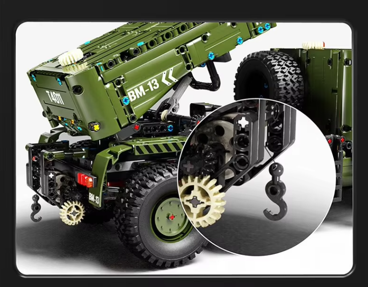 Конструктор детская игровая военная ракетная установка T4011 на 2268 деталей - Фото 3 Конструктор детская игровая военная ракетная установка T4011 на 2268 деталей - изображение 3