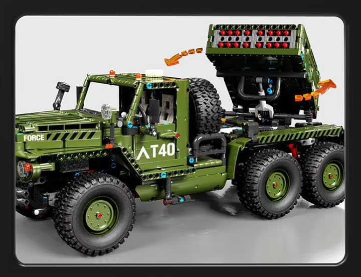 Конструктор детская игровая военная ракетная установка T4011 на 2268 деталей - Фото 4 Конструктор детская игровая военная ракетная установка T4011 на 2268 деталей - изображение 4