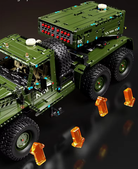 Конструктор детская игровая военная ракетная установка T4011 на 2268 деталей - Фото 7 Конструктор детская игровая военная ракетная установка T4011 на 2268 деталей - изображение 7