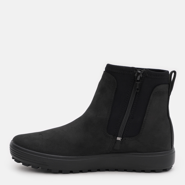 Жіночі челсі високі ECCO Soft 7 Tred W 45046351052 39 Чорні (194890793460) - зображення 3