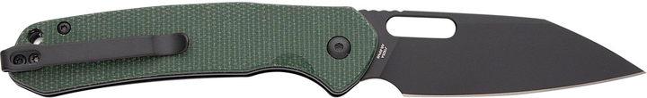 Ніж кухонний CJRB Pyrite Wharncliffe BB Micarta Green (2006304) - зображення 1