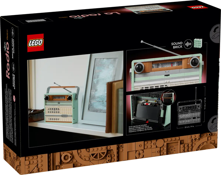 Конструктор LEGO Icons Радио в стиле ретро 906 элементов (10334) - изображение 12