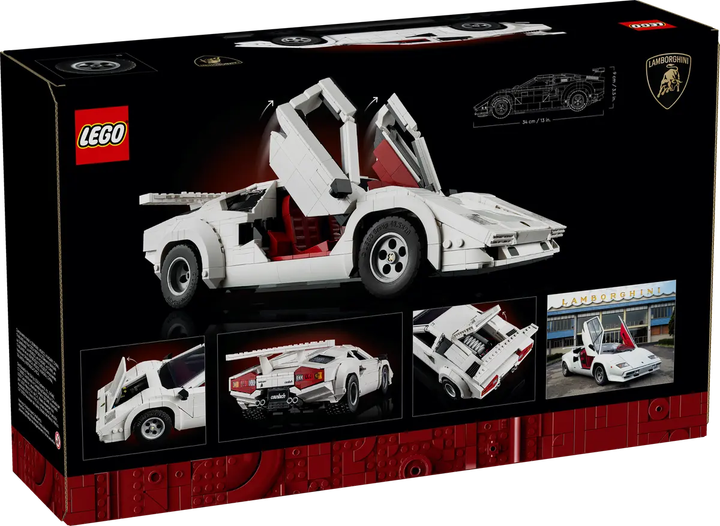 Конструктор LEGO Icons Lamborghini Countach 5000 Quattrovalvole