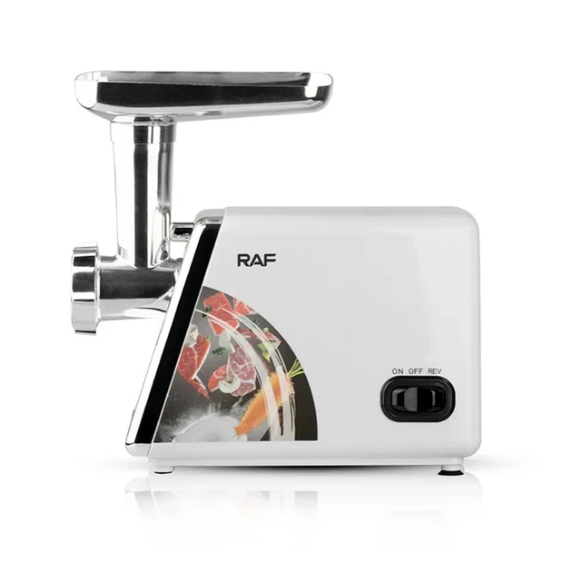 Электрическая мясорубка RAF R.3368 с функцией реверс 2500W White (3_05534) - изображение 2