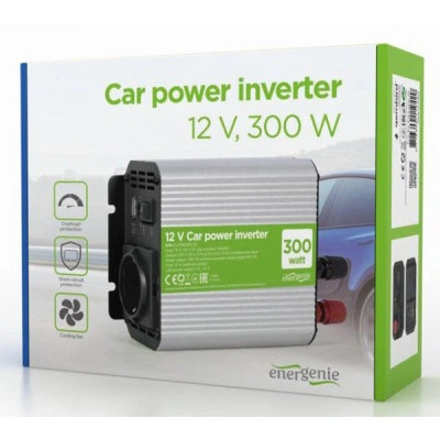 Автомобильный инвертор EnerGenie 12V/220V 300 Вт (EG-PWC300-01) - Фото 4 Автомобильный инвертор EnerGenie 12V/220V 300 Вт (EG-PWC300-01) - изображение 4