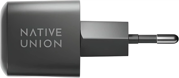 Сетевое зарядное устройство Native Union Fast GaN Charger PD 30W USB-C Port Black (FAST-PD30-2-BLK-EU) - Фото 3 Сетевое зарядное устройство Native Union Fast GaN Charger PD 30W USB-C Port Black (FAST-PD30-2-BLK-EU) - изображение 3