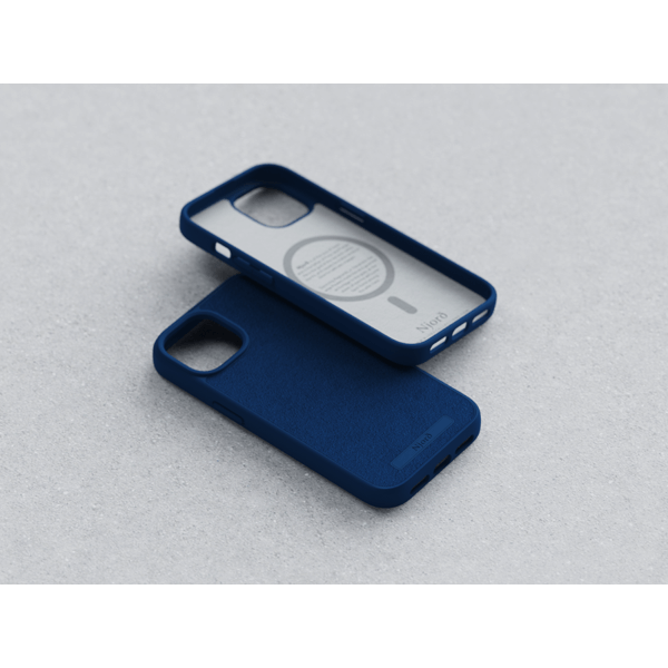 Чехол-накладка Njord Suede MagSafe Case Blue для iPhone 15 (NA51SU01) - изображение 7