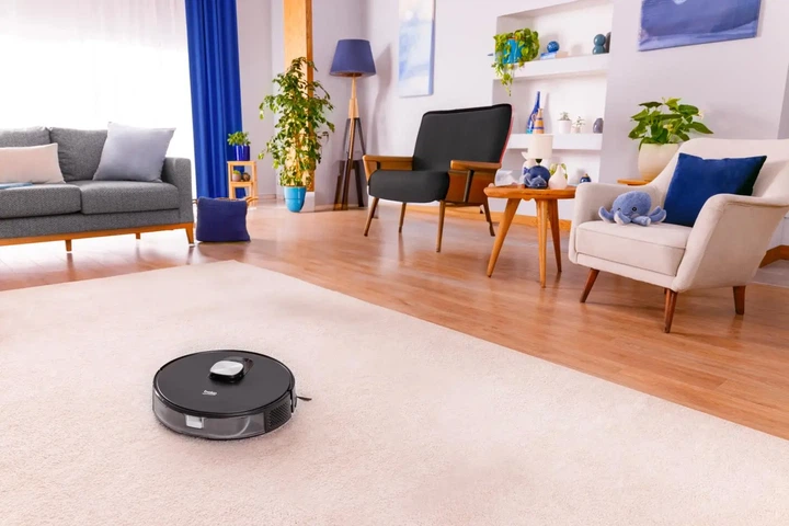 Робот-пилосос миючий Beko RoboSmart Pro VRR84314VB Функція миття підлог Створення картки приміщення 65 дБ - зображення 12