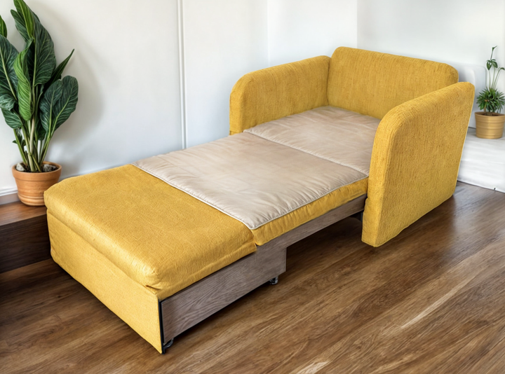 Диван-кресло мягкий раскладной Tobi Sho Юниор-1.0 для кухни велюр Magic Amber, 1180х800х800 мм - изображение 2