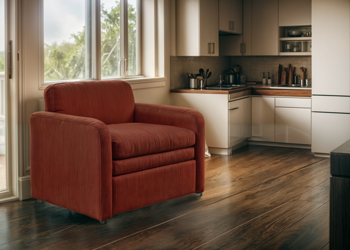 Диван для гостиной Tobi Sho Юниор-1.4 раскладной мягкий велюр Magic Terracotta, 1580х800х800 мм - изображение 5