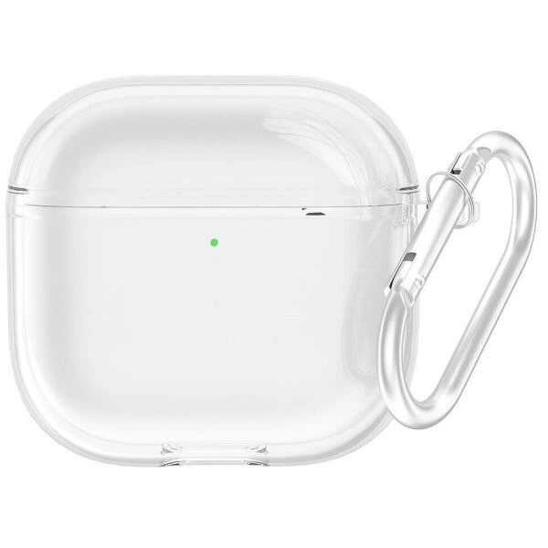 Захисний чохол Deexe Clear Case для AirPods 4 - Transparent - Фото 1 Захисний чохол Deexe Clear Case для AirPods 4 - Transparent - зображення 1