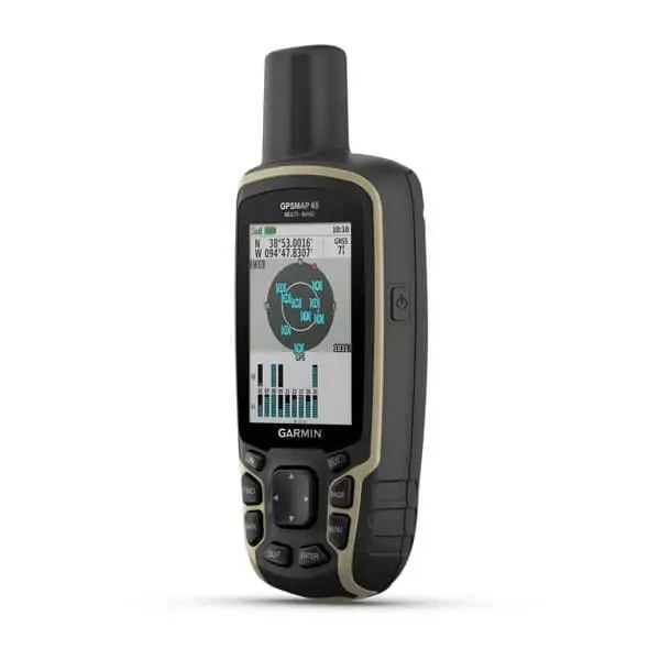 Туристический GPS-навигатор Garmin GPSMAP 65 с картами TopoActive Европы и датчиками ABC - изображение 4