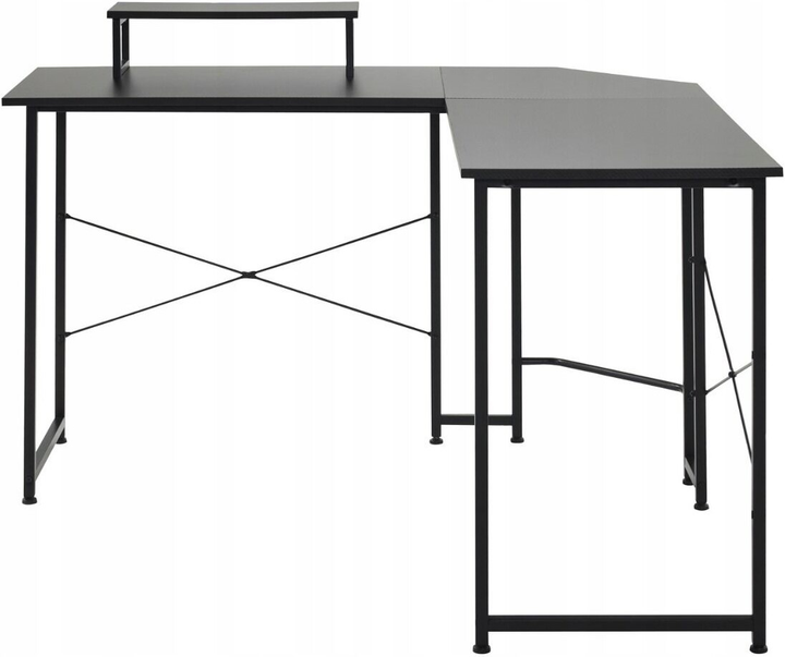 Ігровий стіл OTE кутовий Чорний (OTE-BIUR-GAMING-CORNER-BLACK) - зображення 3
