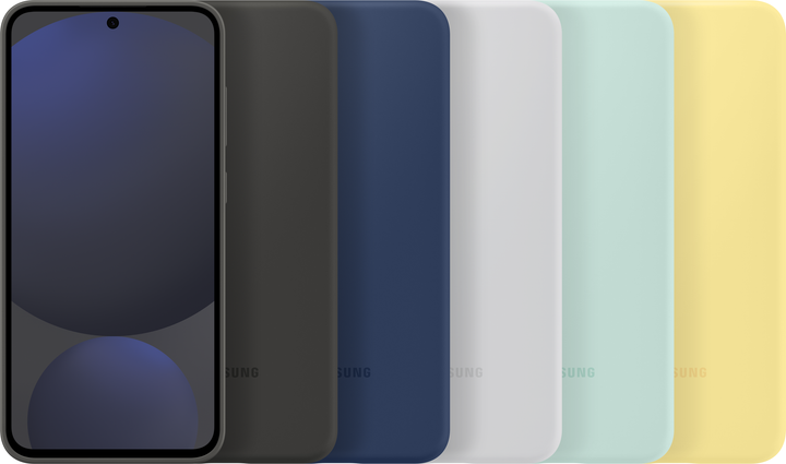 Панель Samsung Silicone Case для Samsung Galaxy S24 FE Gray (EF-PS721CJEGWW) - зображення 6