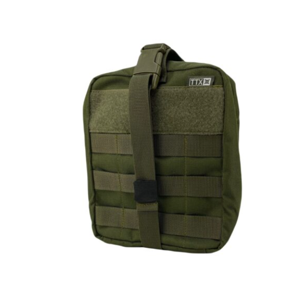 Большая тактическая аптечка LeRoy LE2363 MOLLE Cordura Olive - изображение 1