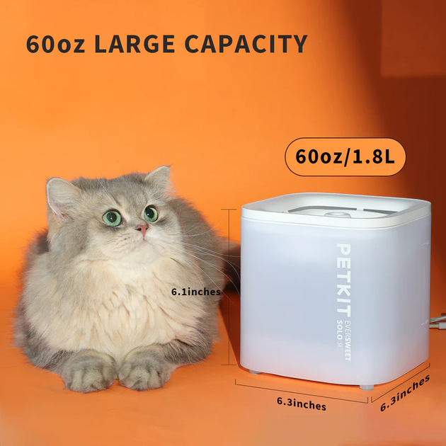 Поїлка PETKIT Eversweet SOLO SE Smart Pet Drinking Fountain Dark Grey (P4103S) - Фото 4 Поїлка PETKIT Eversweet SOLO SE Smart Pet Drinking Fountain Dark Grey (P4103S) - изображение 4