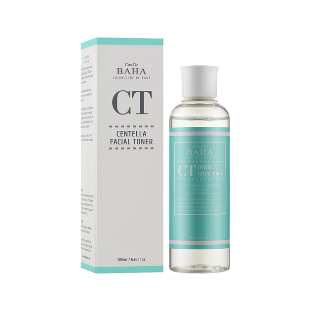 Тонер Cos De BAHA, що відновлює для обличчя з центелою CT Centella Facial Toner 200 мл (0315637) - зображення 2