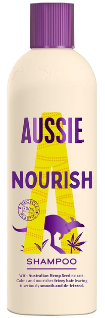 Szampon do odżywiania włosów Aussie Hair Nourish Hemp Shampoo 300 ml (8001841396798) - obraz 1