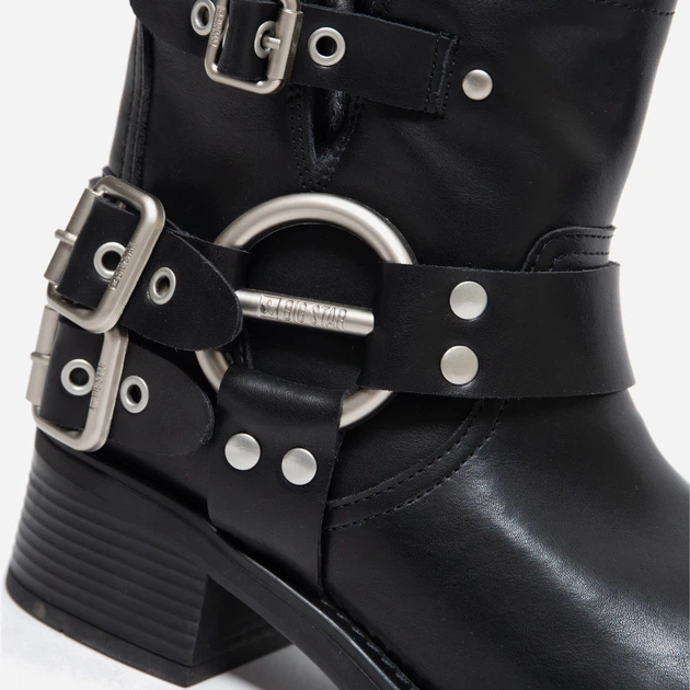 Жіночі черевики Big Star Oo274A190 906 37 Чорні (5900714808136) - зображення 6