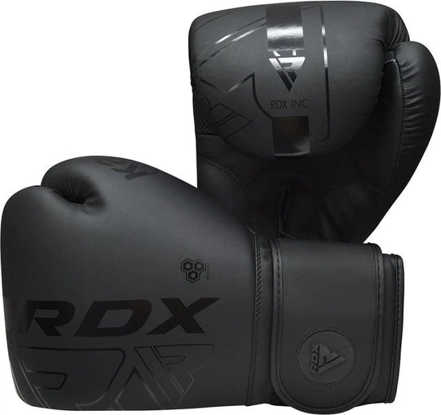 Боксерские перчатки RDX F6 Kara Matte 6 унций (капа в комплекте) Black (BGR-F6MB-6OZ) - изображение 4