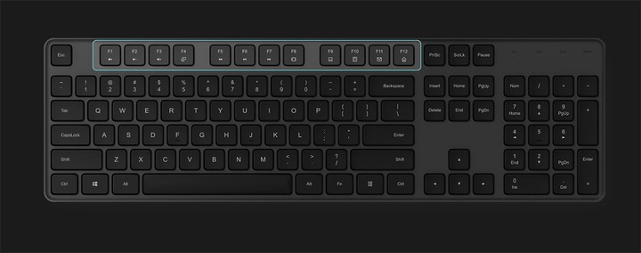 Комплект беспроводной Xiaomi Wireless Keyboard and Mouse Combo Black (BHR6100GL) - изображение 9