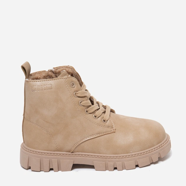 Trzewiki dziecięce zimowe dla dziewczynki Big Star Oo374082 801 31 Beżowe (5900714818333) - obraz 1