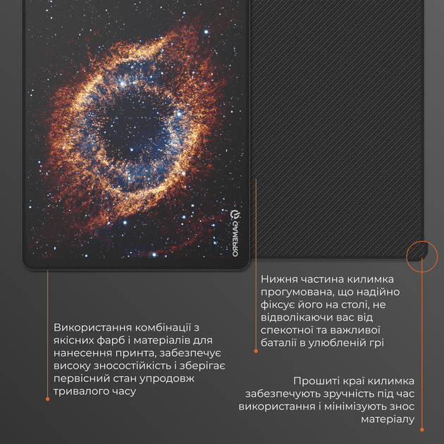 Игровая поверхность GamePro MP275G Speed/Control 900 x 400 х 3 мм Black - изображение 7
