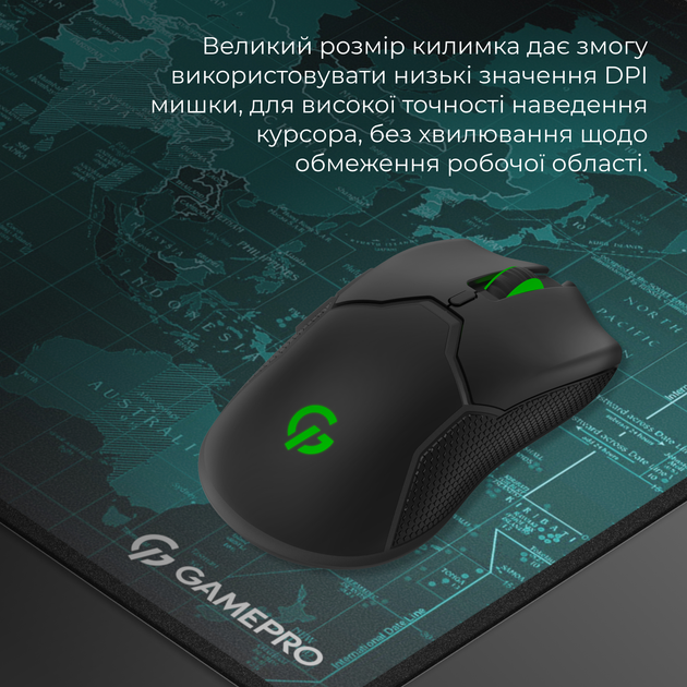 Игровая поверхность GamePro MP275M Speed/Control 900 x 400 х 3 мм Black - изображение 8