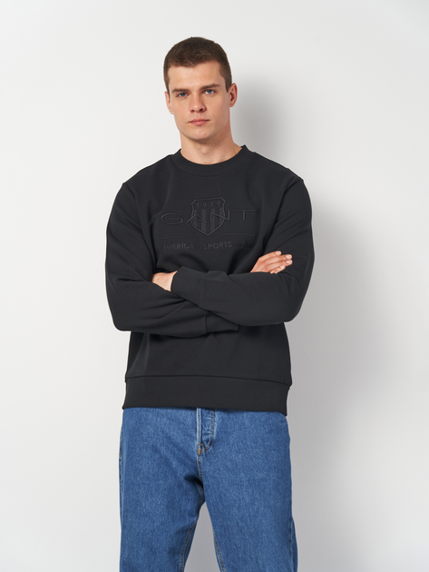Світшот чоловічий GANT Reg Tonal Shield C-Neck Sweat 2036017-5 S Чорний від Rozetka на платформі USKIDKA Акція на Світшот чоловічий GANT Reg Tonal Shield C-Neck Sweat 2036017-5 S Чорний від Rozetka