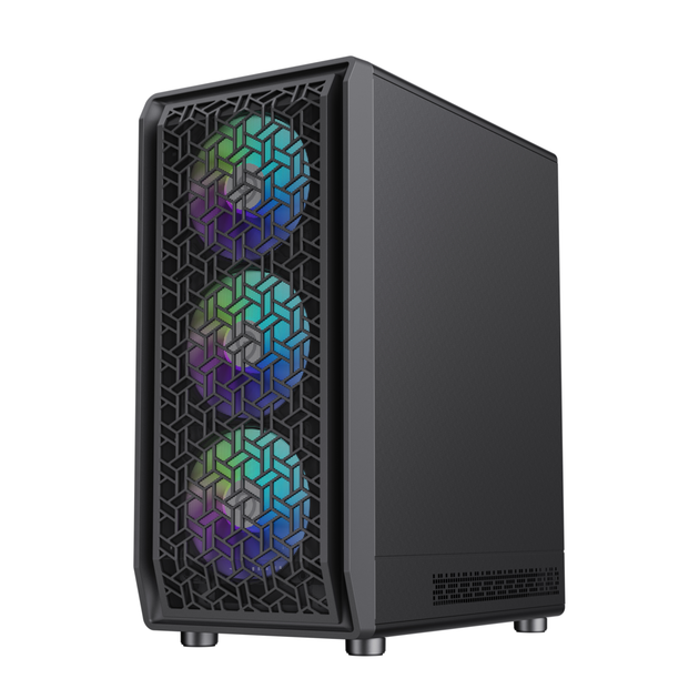 Корпус GAMEMAX Forge MB Micro ATX без блока питания закаленное стекло Micro Gaming Mini Tower M-ATX (200mm) ITX - изображение 2