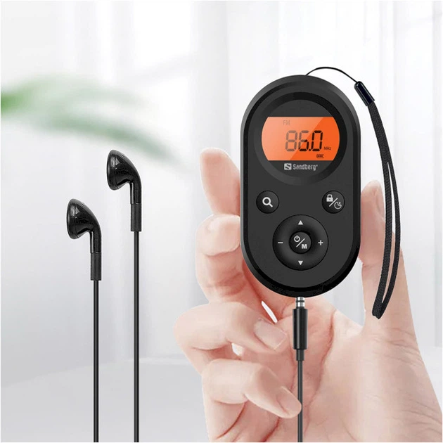 Портативний радіоприймач Sandberg Pocket Radio FM+AM Recharge (421-02) - зображення 6