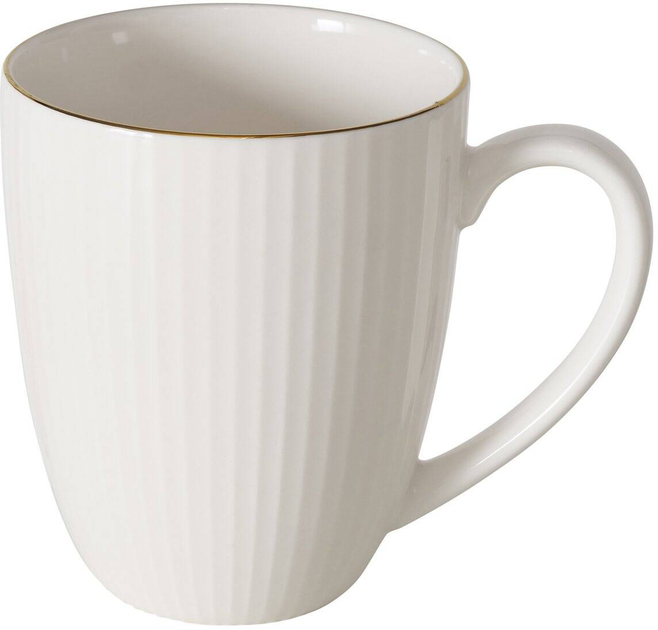 Kubek Boltze Kelly porcelanowy biały 400 ml (4066076280421) - obraz 1