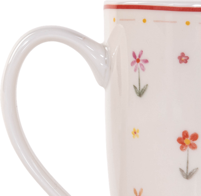 Kubek Boltze Blumi porcelanowy w kwiaty 350 ml (5902973441789) - obraz 3