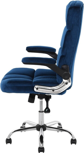 Fotel biurowy OTE Hermes Granatowy (OTE-FOT-HERMES-VELVET-DARK BLUE) - obraz 4