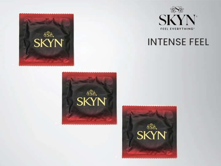 Презервативи Skyn Intense Feel Без латексу 3 шт (ROZ6501053342) - Фото 5 Презервативи Skyn Intense Feel Без латексу 3 шт (ROZ6501053342) - зображення 5