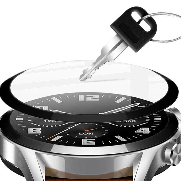Полімерна плівка 3D (full glue) для Samsung Galaxy Watch 7 44mm Чорний - изображение 2