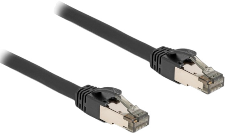 Patchcord Delock Cat.6A U/FTP 3 m Black (80242) - obraz 1