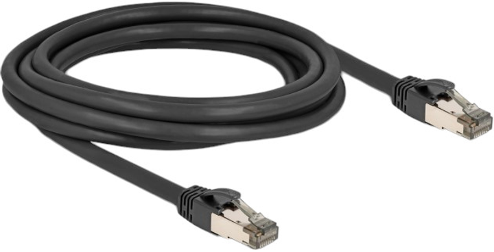 Patchcord Delock Cat.6A U/FTP 3 m Black (80242) - obraz 2